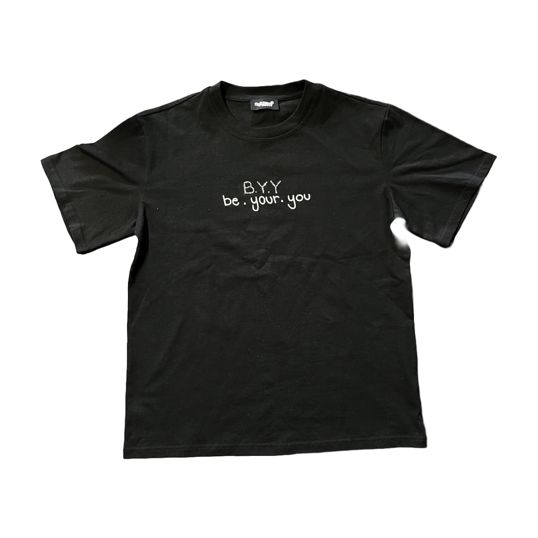 "B. Y. Y" Rhinestone Tee